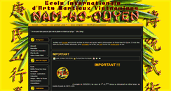 Desktop Screenshot of ecole.nam-ho-quyen.com