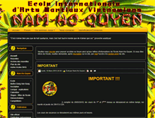Tablet Screenshot of ecole.nam-ho-quyen.com